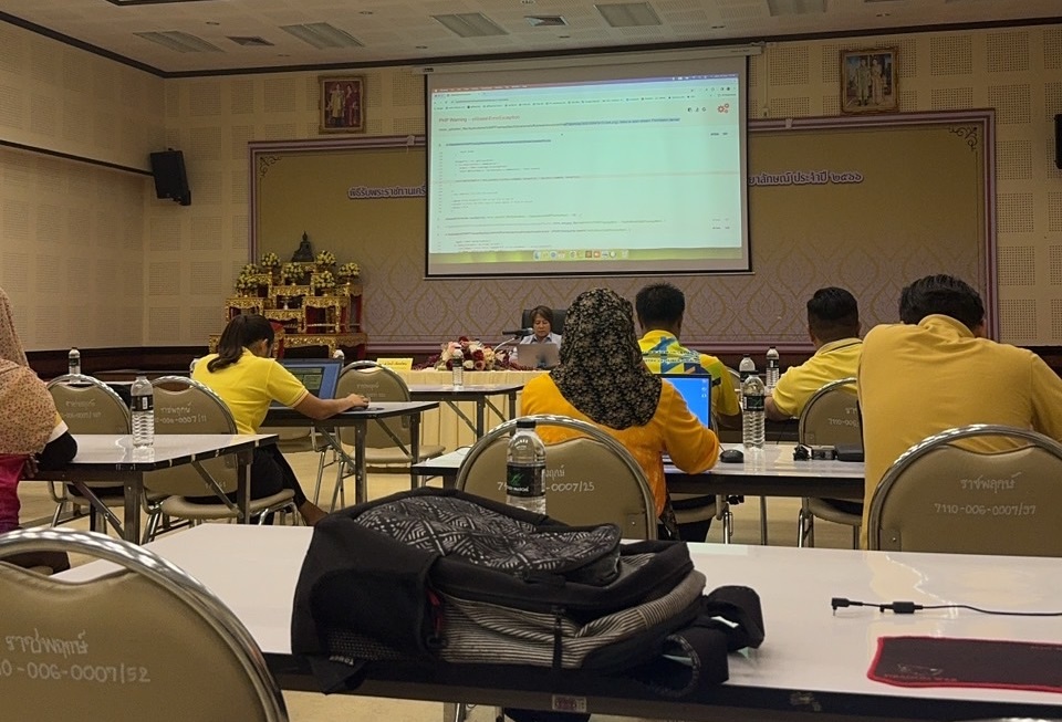 Project to develop programming skills for hospital ERP development using Yii Framework at Krabi Provincial Public Health Office.